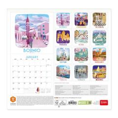 Calendar de perete 2023 - Italy, 30x29 cm