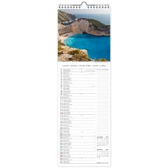 Calendar de perete 2023 - The Sea, 16x49 cm