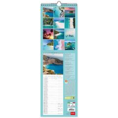 Calendar de perete 2023 - The Sea, 16x49 cm