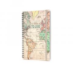Agenda 2023 - 12-Month Weekly Diary - Spiral Bound, Large - Travel