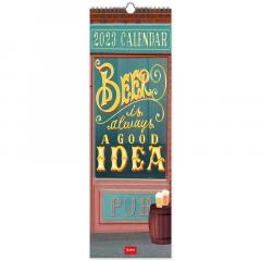 Calendar de perete 2023 - Beer, 16x49 cm