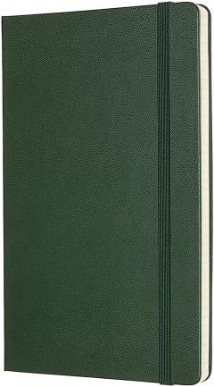 Carnet - Moleskine Classic - Hard Cover, Large, Squared - Myrtle Green