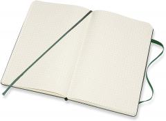 Carnet - Moleskine Classic - Hard Cover, Large, Squared - Myrtle Green