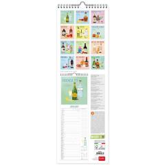 Calendar de perete 2023 - Cheers, 16x49 cm