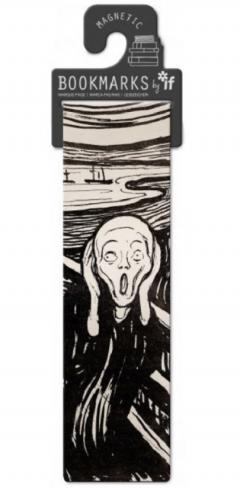 Semn de carte magnetic - The Scream