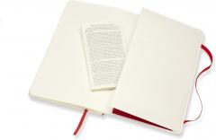 Carnet - Moleskine Classic - Soft Cover, Large, Squared - Scarlet Red