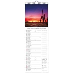 Calendar de perete 2023 - Sunsets, 16x49 cm
