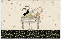 Suport pentru masa - Chats Touche Piano