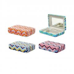 Cutie bijuterii - Portable Striped Jewelry Case (mai multe modele)