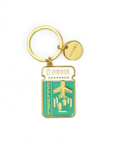 Breloc - Enamel - What a Key Ring - Travel