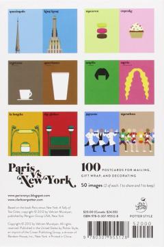 Carte postala - Paris Versus New York  - mai multe modele