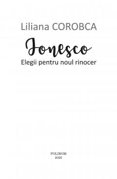 Ionesco. Elegii pentru noul rinocer