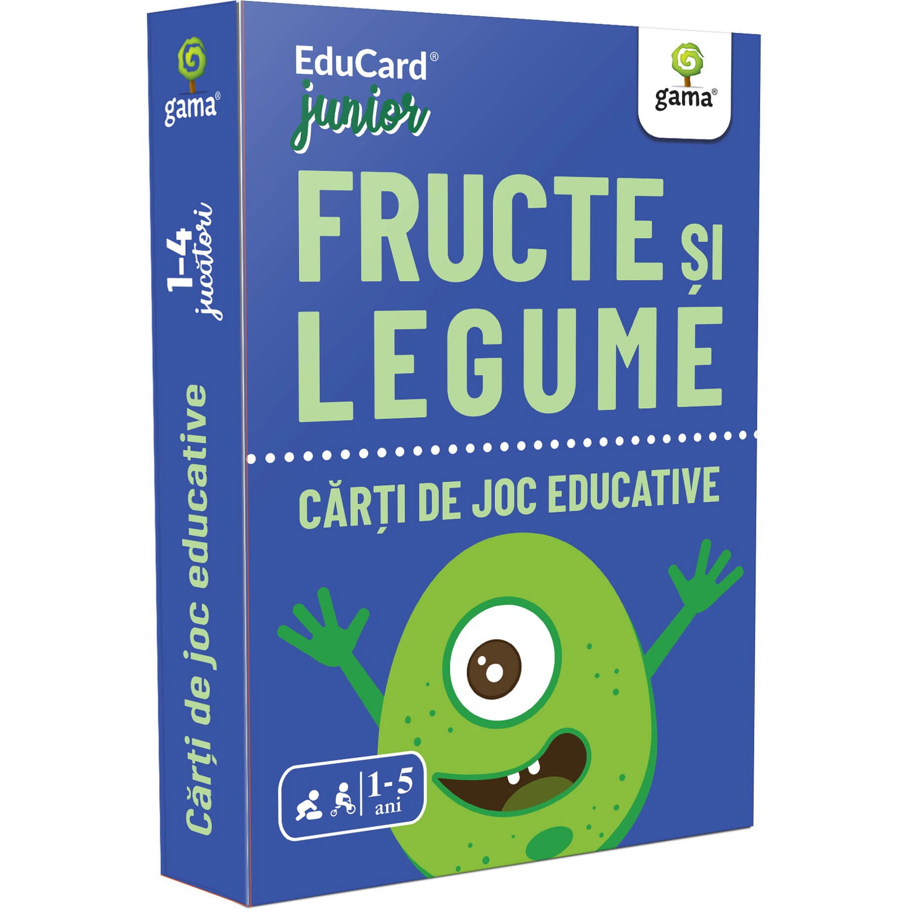 Fructe si legume - Carti de joc educative
