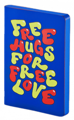 Carnet - Graphic S - Free Hugs by Paul Muller