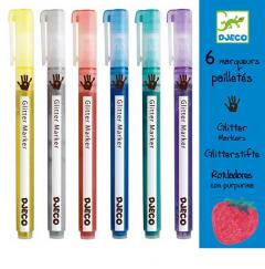 Set 6 markere - Glitter Markers