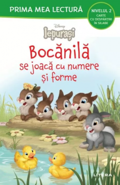 Bocanila se joaca cu numere si forme (Nivelul 2 Carte cu despartiri in silabe)