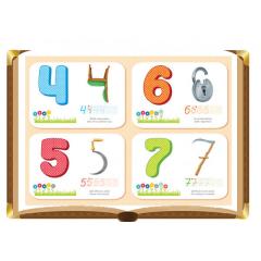 Carte cu sunete - Numere (romana + engleza)
