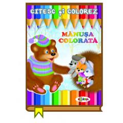 Citesc si colorez - Manusa colorata