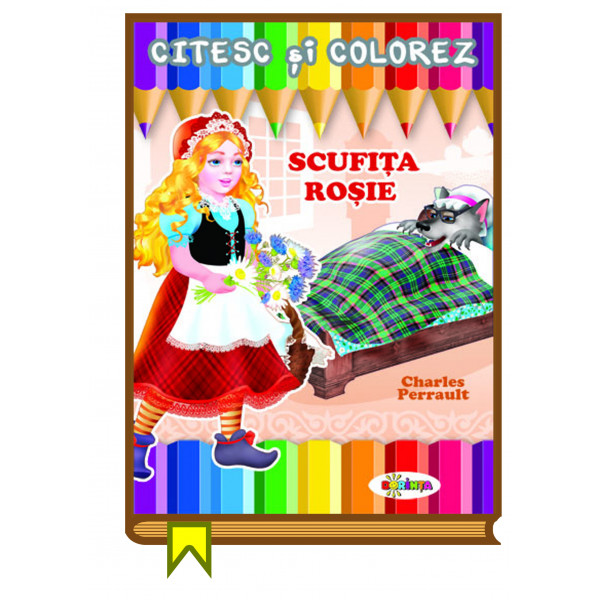 Citesc si colorez - Scufita rosie