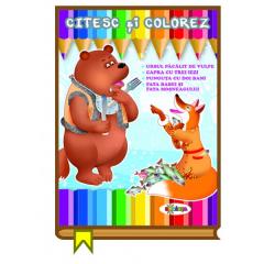 Citesc si colorez - Ursul pacalit de vulpe