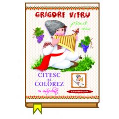Citesc si colorez cu autocolante - Plaiul meu