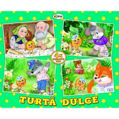 Puzzle - Turta dulce - 4 imagini