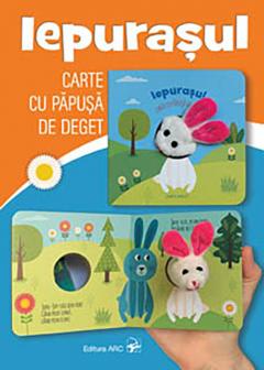 Carte cu papusa de deget - Iepurasul