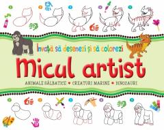 Micul artist - Animale salbatice, creaturi marine, dinozauri