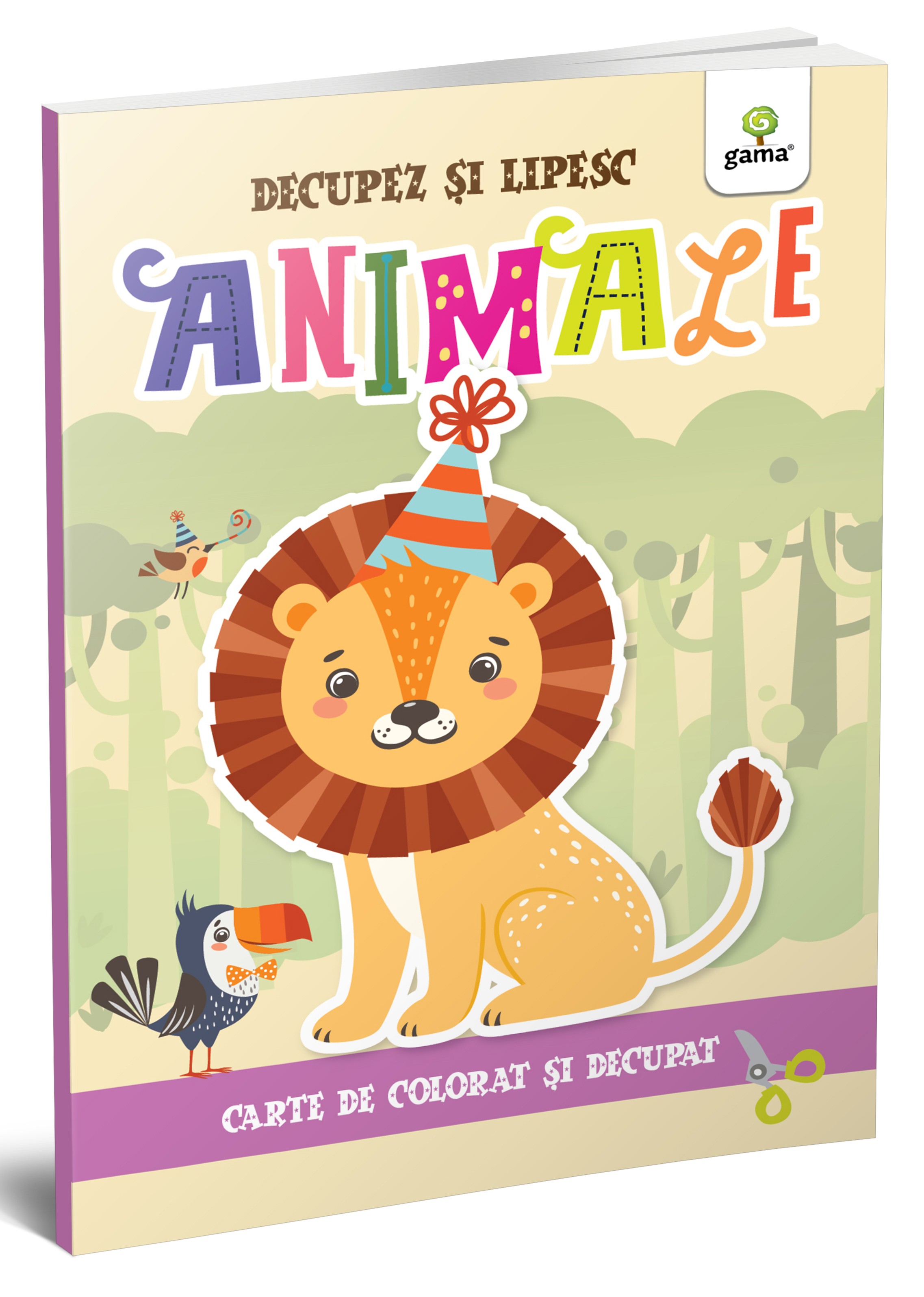 Colorez, decupez si lipesc - Animale