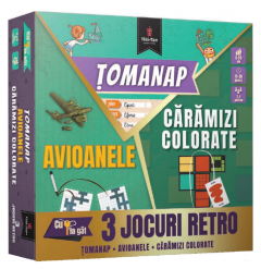 3 jocuri retro: Tomanap. Avioanele. Caramizi colorate