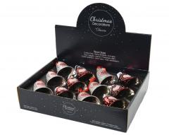 Clopotel - Glass Heart Glitter, doua culori