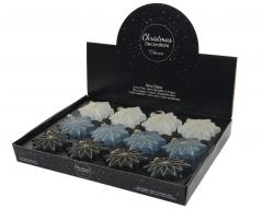 Ornament brad - Star Glass Glitter, mai multe culori