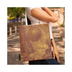 Tote bag - Embellished Manuscripts - Verne, Around the World