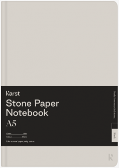 Carnet A5 - Stone Paper - Softcover, Blank - Stone
