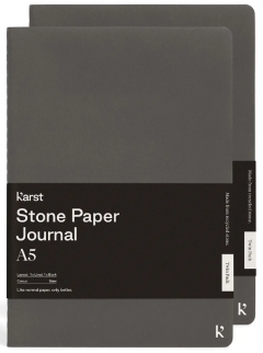 Set caiete A5 - Twin Pack - Blank, Lined - Slate