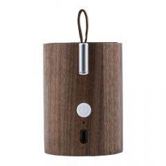 Boxa portabila - Drum Light Bluetooth Speaker, Walnut 