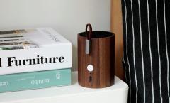 Boxa portabila - Drum Light Bluetooth Speaker, Walnut 