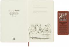 Agenda 2023 - 12-Months Weekly - Limited Edition - Large, Hard Cover - Alice in Wonderland - Alice - Almond White