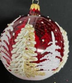 Glob - Trasnparent Tree - Red