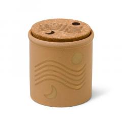 Lumanare parfumata - Dune - Yellow Ceramic - Orange Zest and Bergamot, 226g