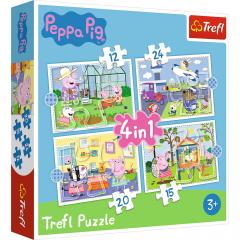 Puzzle 4 in 1 - Peppa Pig