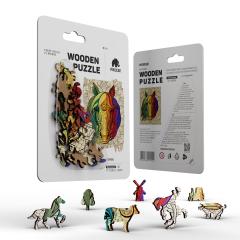 Puzzle din lemn- Horse, 40 piese