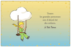 Suport pentru farfurie - Le Petit Prince - Balancoire