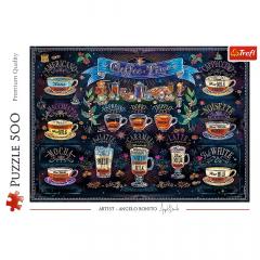 Puzzle 500 piese - Tipuri de cafea