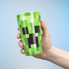 Pahar - Minecraft Pixelated Creeper Glass