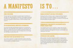 You Need a Manifesto