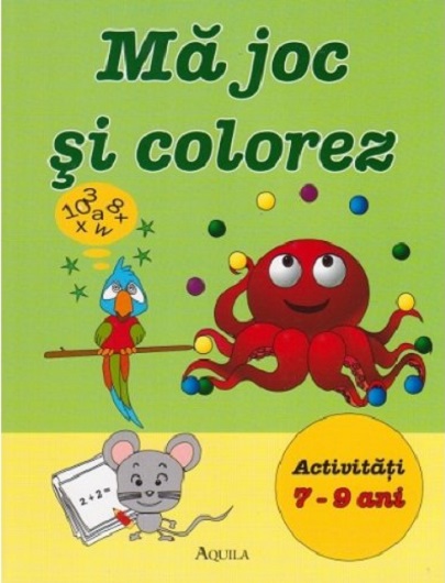 Ma joc si colorez - Activitati 7-9 ani