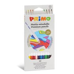 Creioane colorate Premium - 12 culori / 3,8 mm