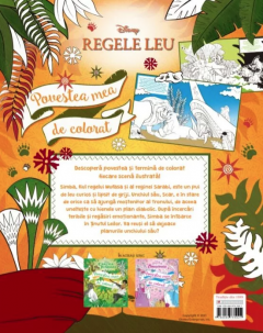 Regele Leu - Povestea mea de colorat