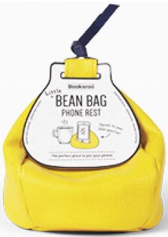 Suport pentru telefon - Bookaroo Little Bean Bag Phone - Galben